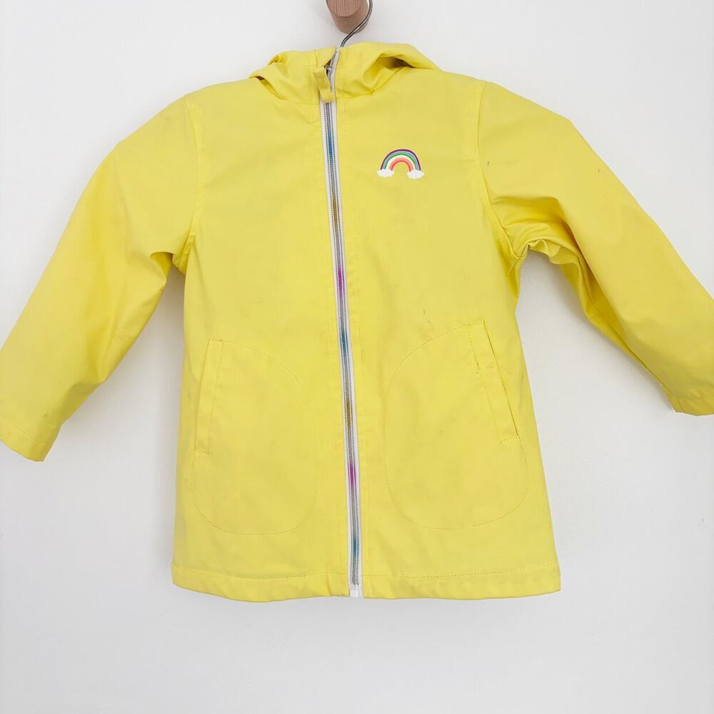 Pink Platinum Yellow Rain Jacket